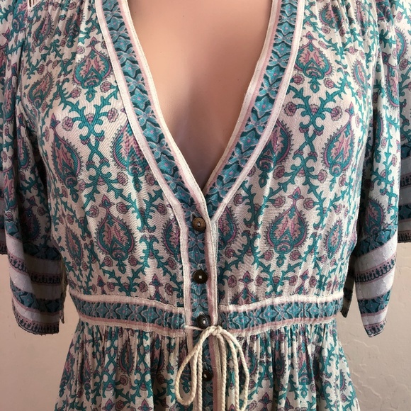 Spell Oracle Maxi Dress in Sage ~ S - Picture 2 of 11